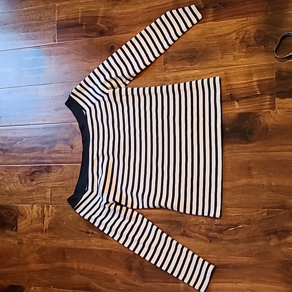 L.K. Bennett Karolyn Stripe Off-the-shoulder Top - Picture 9 of 9